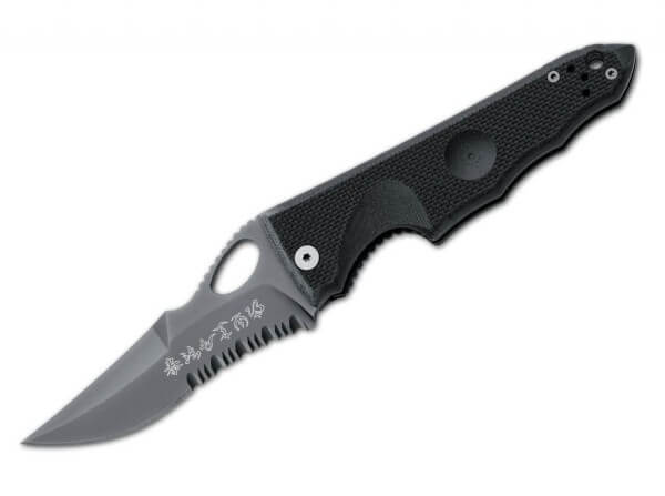 Pocket Knife, Black, Thumb Hole, Linerlock, N690, G10