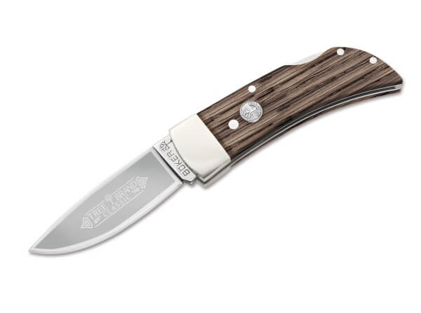 Pocket Knives, Brown, No, Backlock, 4034, Oak Wood
