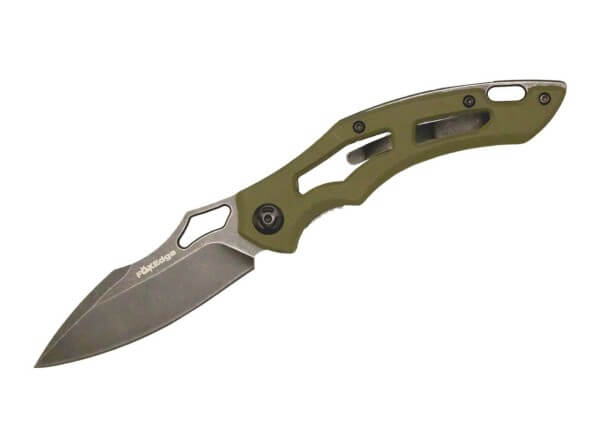Pocket Knives, Green, Thumb Hole, Linerlock, Stainless Steel, G10