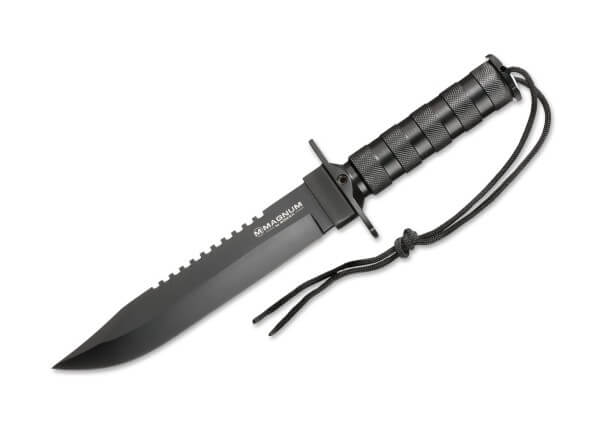 Fixed Blade Knives, Black, 440A, Aluminum