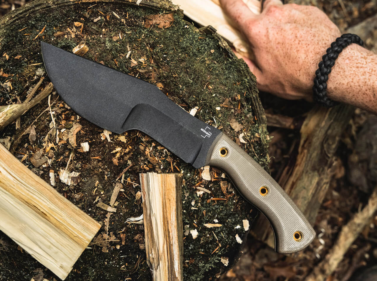 Amazon.com : BÖKER PLUS® Mini Tracker - small Bushcraft