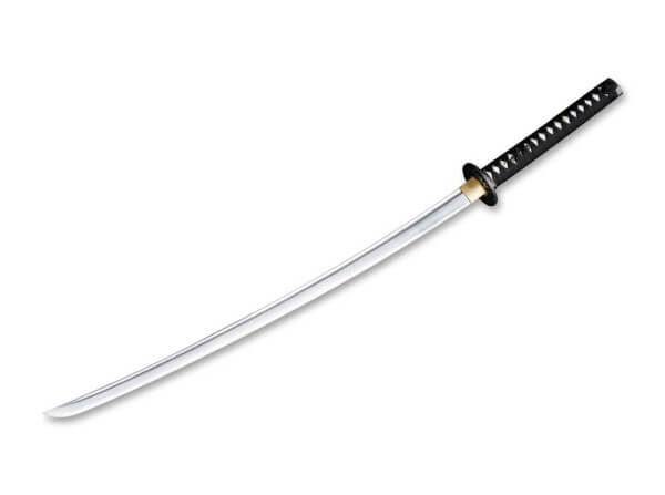 Sword, Black, Fixed, Carbon Steel, Wood