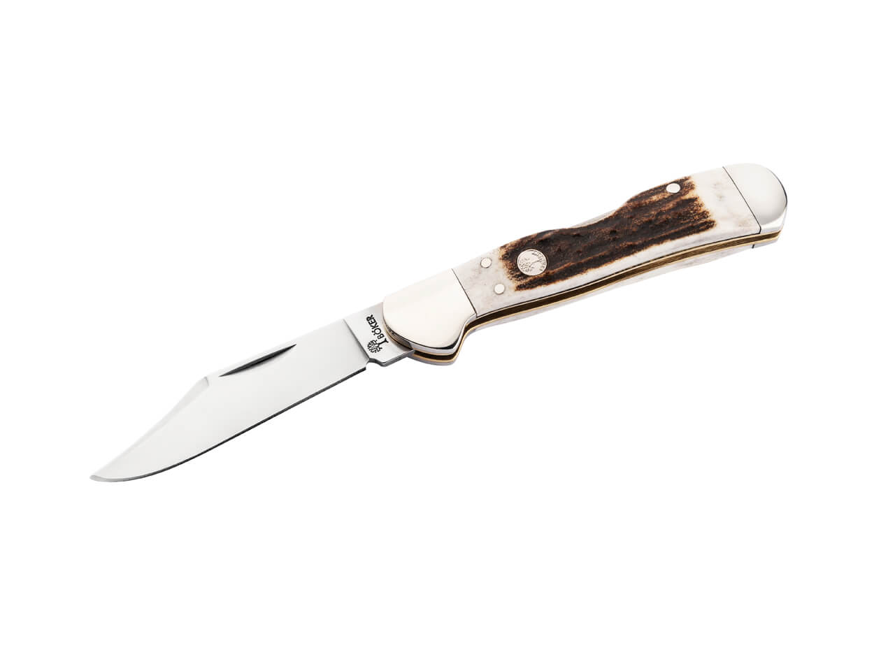 Boker Germany Treebrand Copperhead Backlock Stag | Boker USA