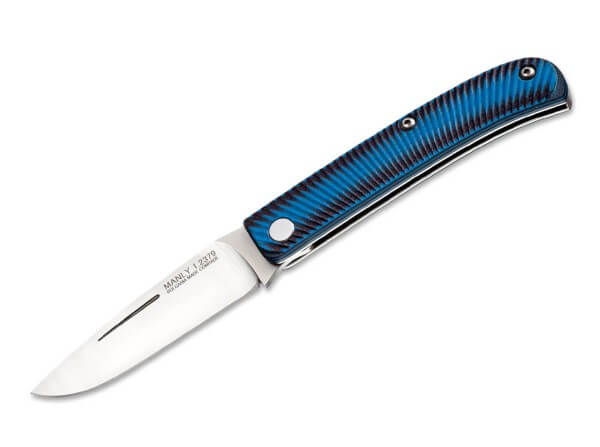 Pocket Knives, Blue, Nail Nick, Slipjoint, D2, G10