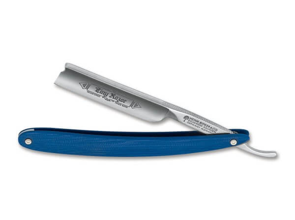 Straight Razor, Blue, Carbon Steel, G10